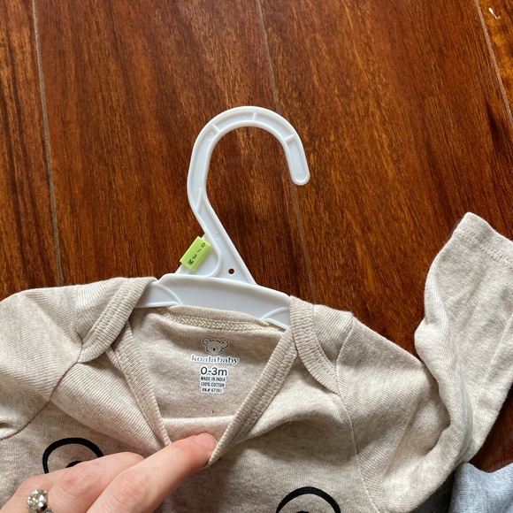 🌸 Koala Baby Size 0-3 Month Set Of 4 Bodysuits - Picture 5 of 5